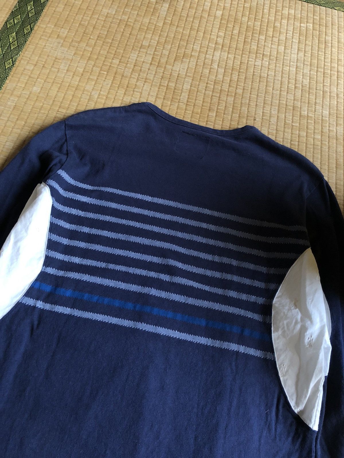 Neighborhood Luker Neighbourhood Stripe Hybrid Pullover Sweater Size US M / EU 48-50 / 2 - 5 Thumbnail