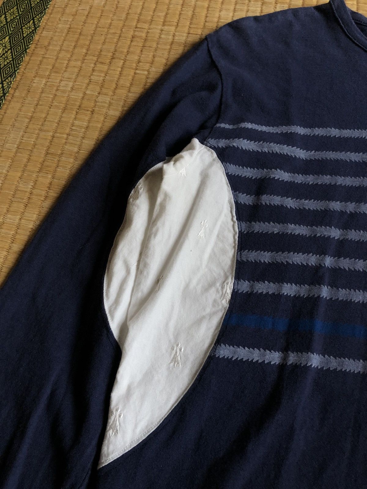 Neighborhood Luker Neighbourhood Stripe Hybrid Pullover Sweater Size US M / EU 48-50 / 2 - 3 Thumbnail