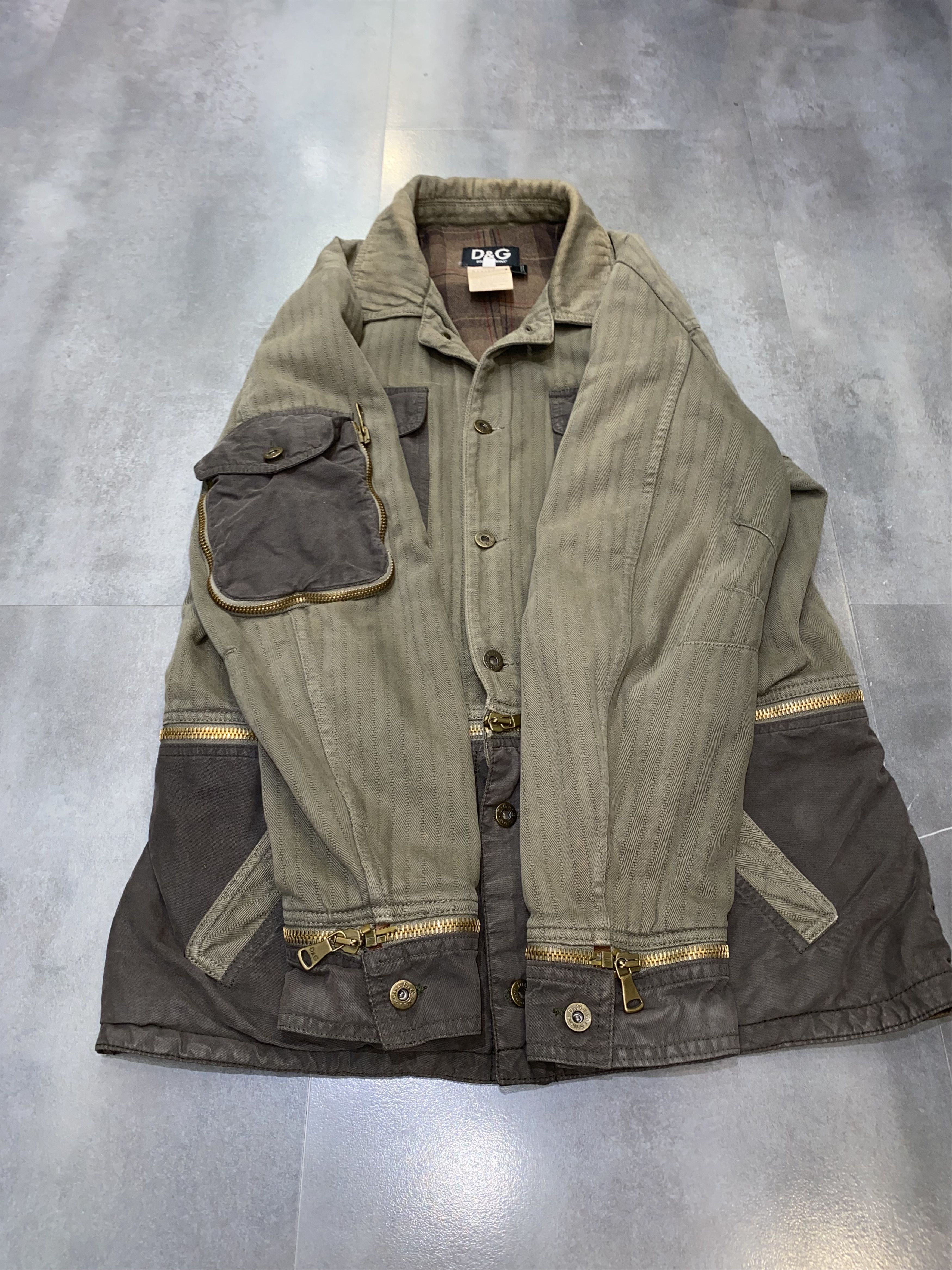 Dolce & Gabbana Archive Dolce & Gabbana Multizipped Technical Light Jacket Size US XL / EU 56 / 4 - 10 Thumbnail