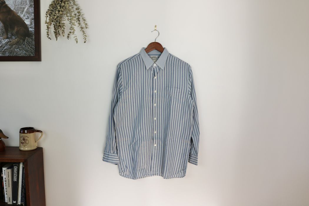 RRL Ralph Lauren Double RL Dress Slim Fit Striped Shirt | Grailed