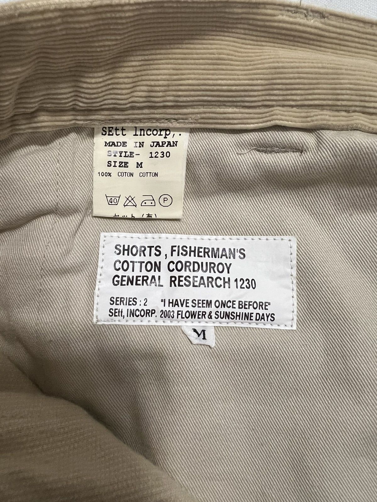 General Research 2003 Fisherman’s Corduroy Cargo Shorts Size US 30 / EU 46 - 3 Thumbnail