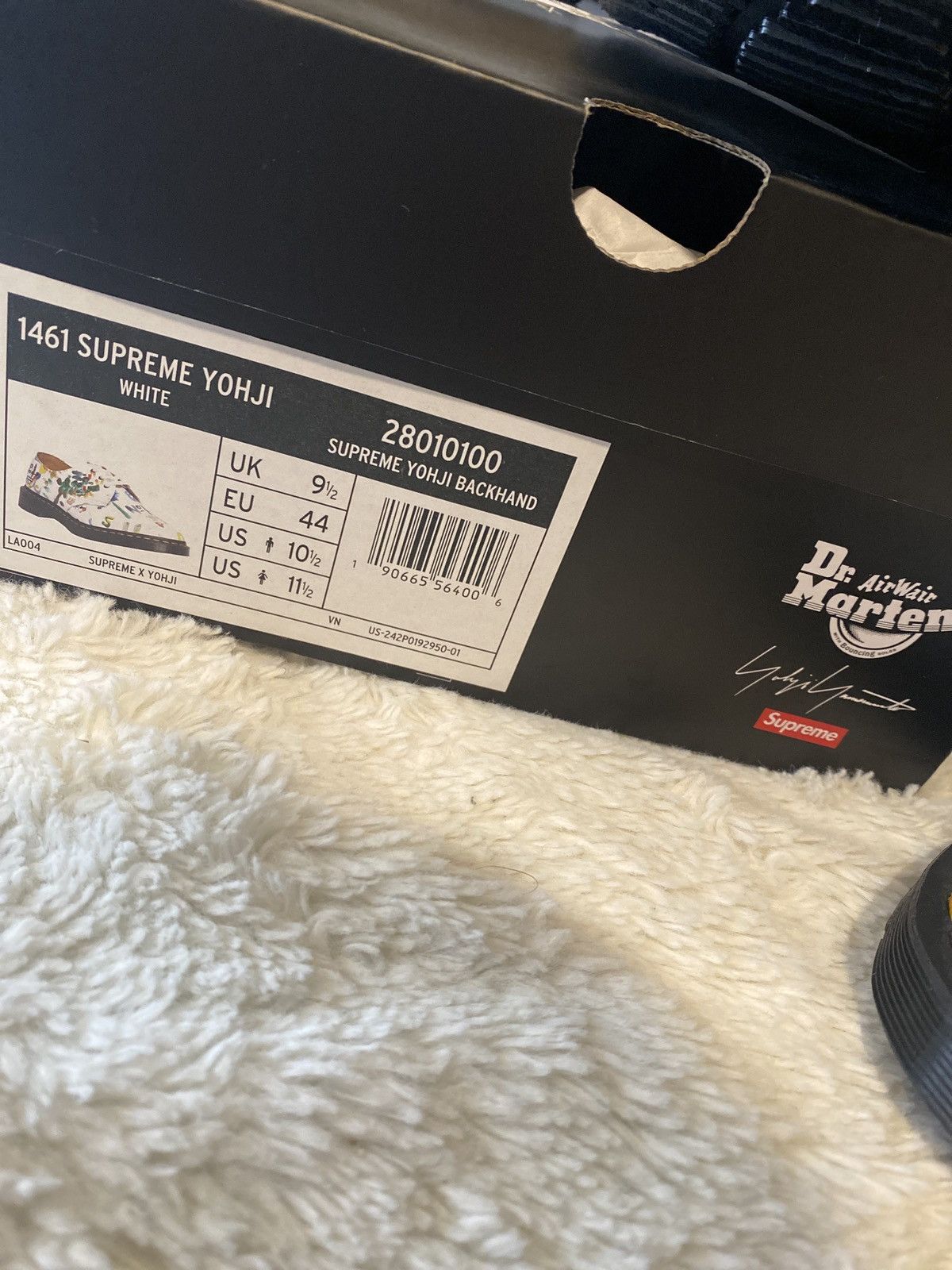 Dr. Martens × Supreme × Yohji Yamamoto Supreme X Yohji Yamamoto X Dr.Martens shoes Size US 10.5 / EU 43-44 - 9 Thumbnail