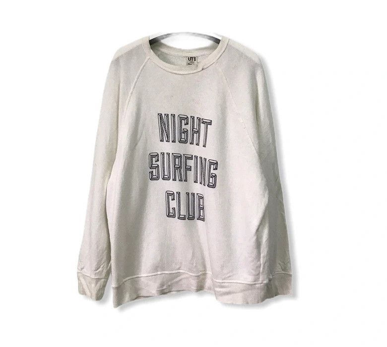 Uniqlo Uniqlo SpellOut Night Surfing Club Sweatshirt | Grailed