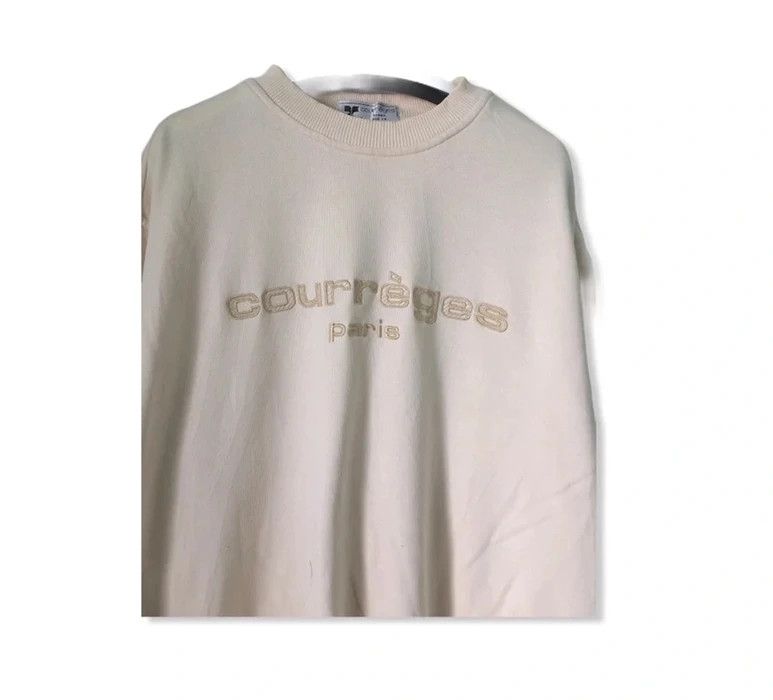 Courreges Courreges Homme Spell Out Sweatshirt Size US L / EU 52-54 / 3 - 2 Thumbnail