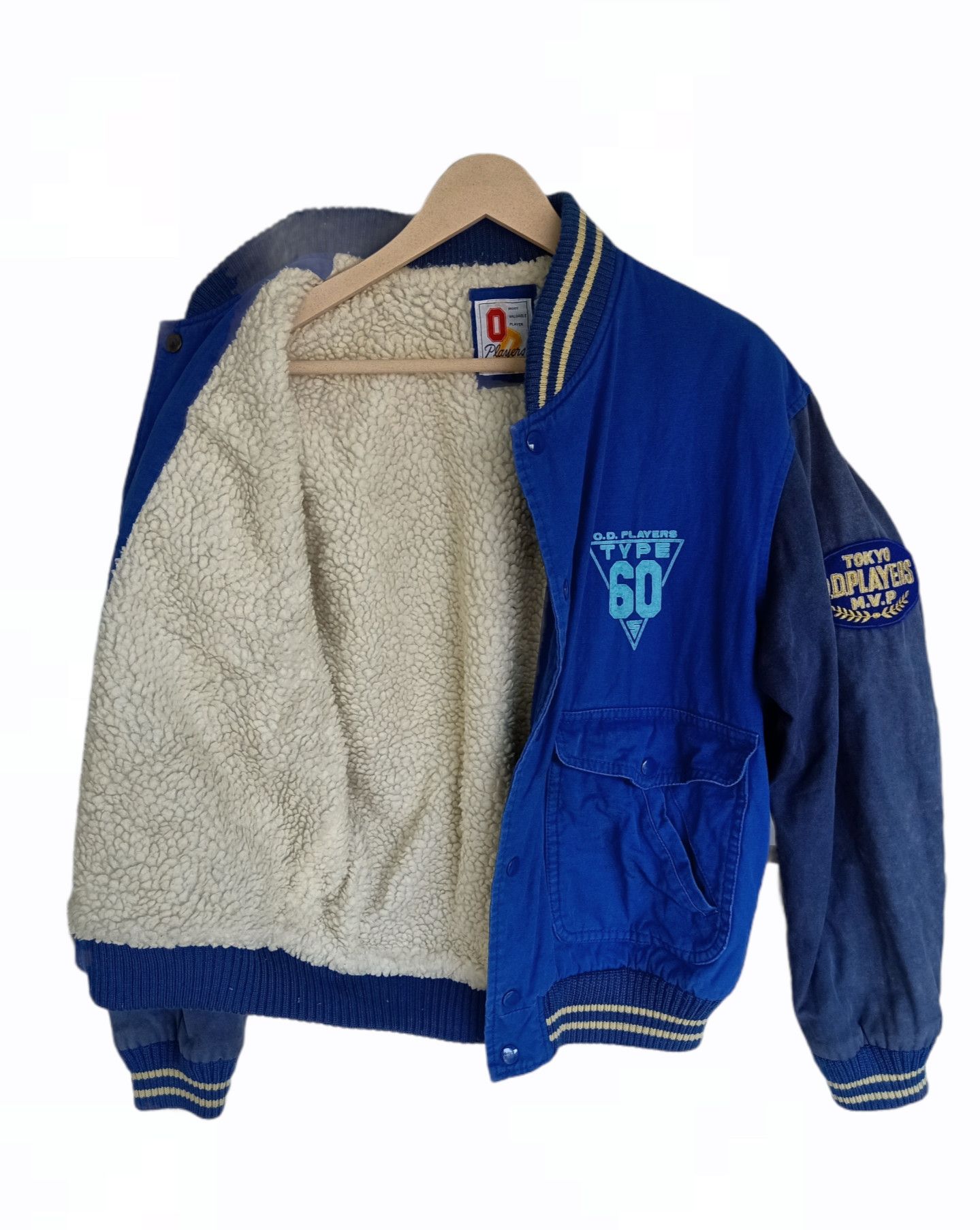 Japanese Brand Tokyo M.V.P Player Fleece Bomber Style Jacket Size US L / EU 52-54 / 3 - 4 Thumbnail