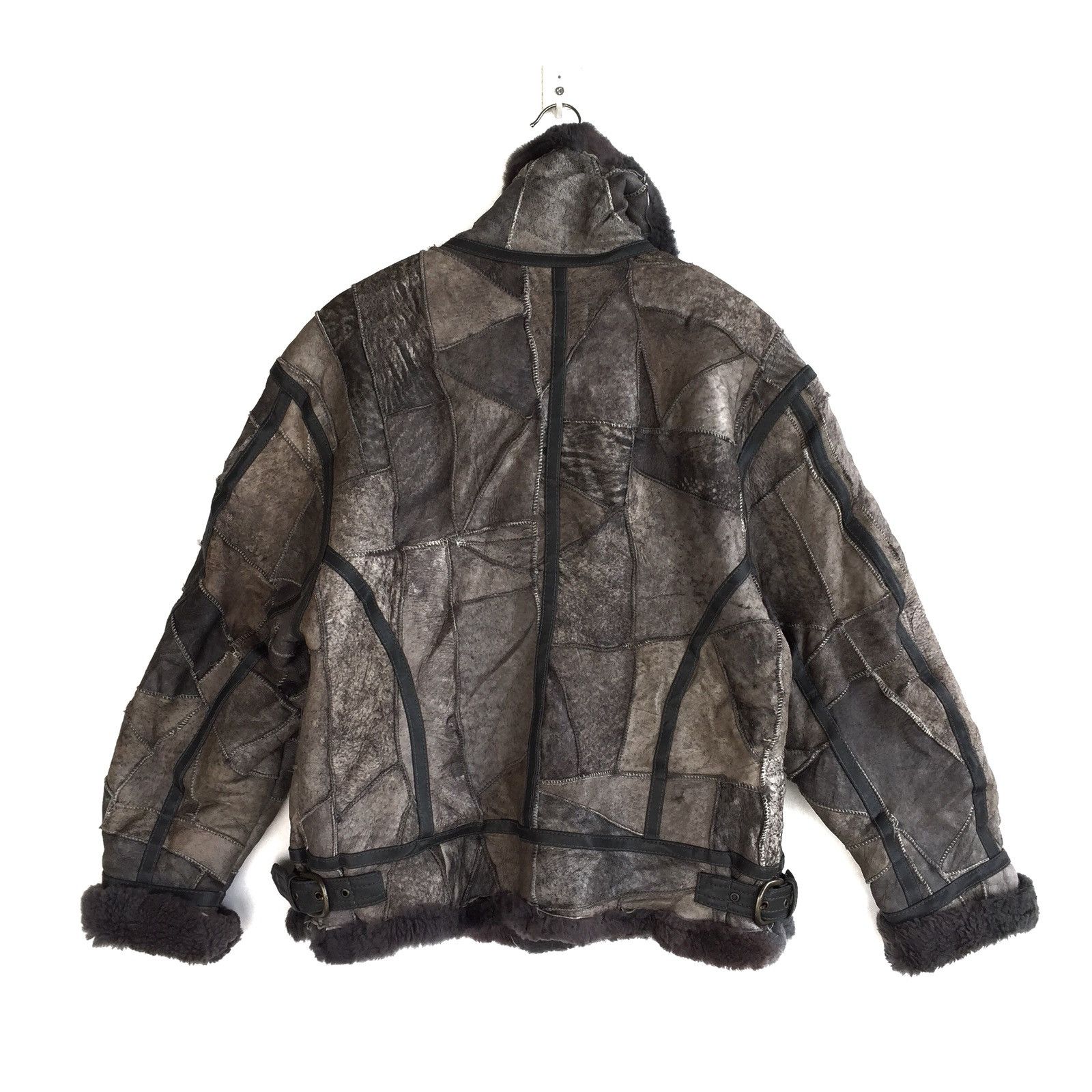 Other B 3 Shearling Jacket Leather Patchwork Bomber Military Size US M / EU 48-50 / 2 - 9 Thumbnail