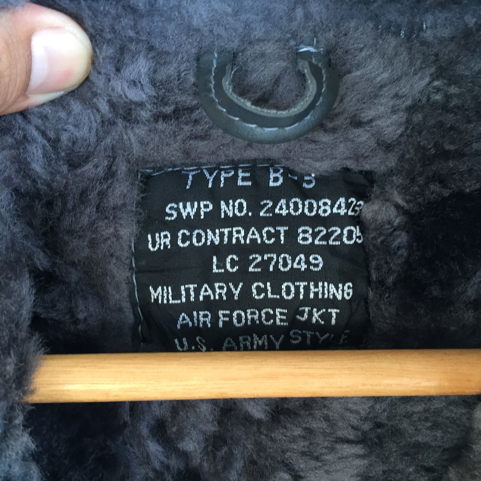 Other B 3 Shearling Jacket Leather Patchwork Bomber Military Size US M / EU 48-50 / 2 - 14 Thumbnail