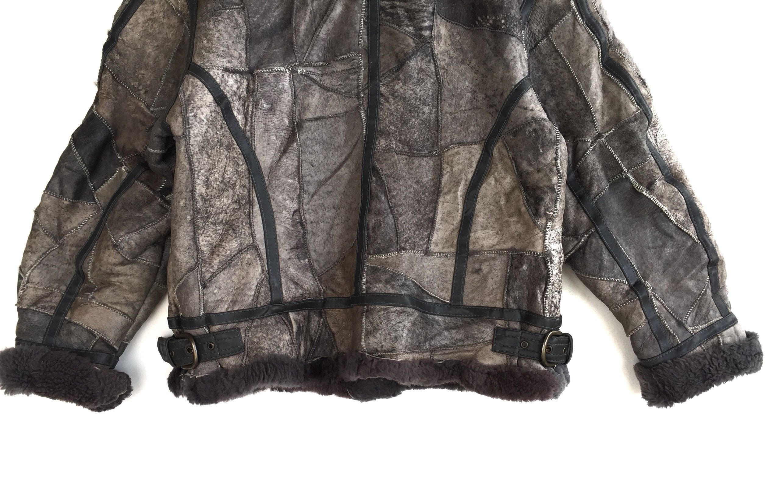 Other B 3 Shearling Jacket Leather Patchwork Bomber Military Size US M / EU 48-50 / 2 - 10 Thumbnail