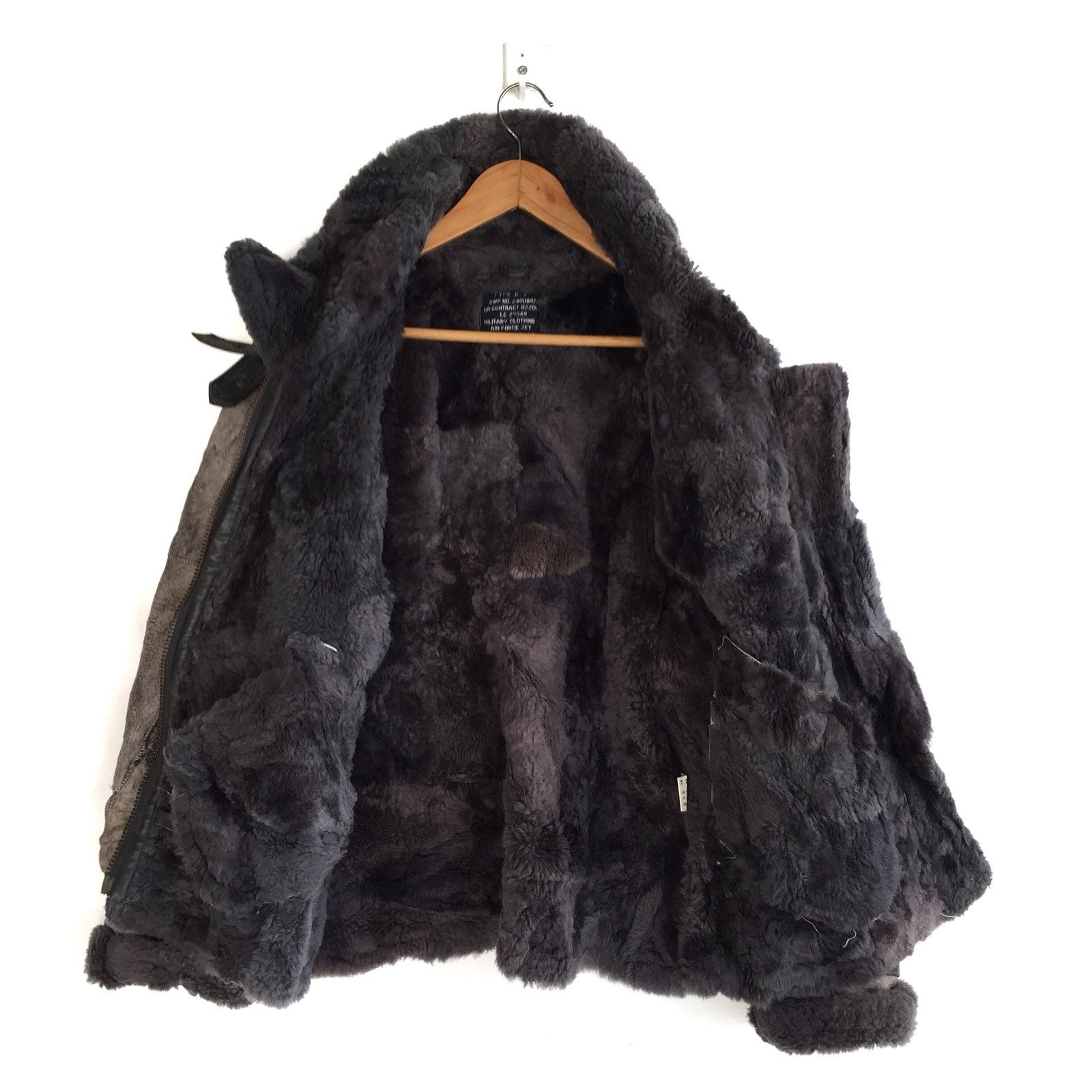 Other B 3 Shearling Jacket Leather Patchwork Bomber Military Size US M / EU 48-50 / 2 - 13 Thumbnail