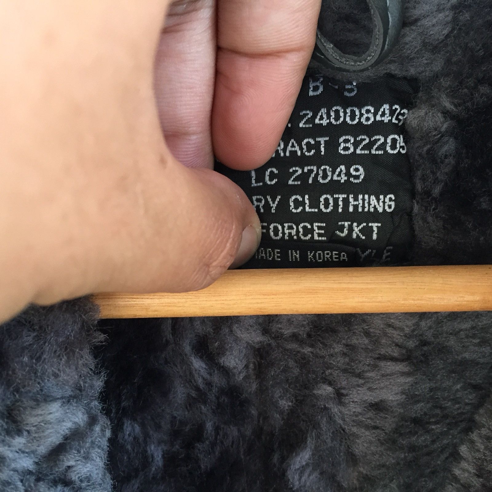 Other B 3 Shearling Jacket Leather Patchwork Bomber Military Size US M / EU 48-50 / 2 - 15 Thumbnail