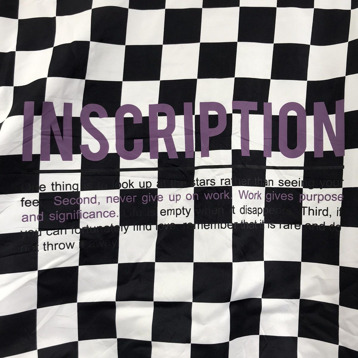 Japanese Brand WEGO INSCRIPTION Japanese Brand Check Bomber Jacket Size US L / EU 52-54 / 3 - 2 Thumbnail