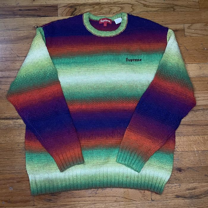 Supreme Supreme gradient stripe sweater | Grailed
