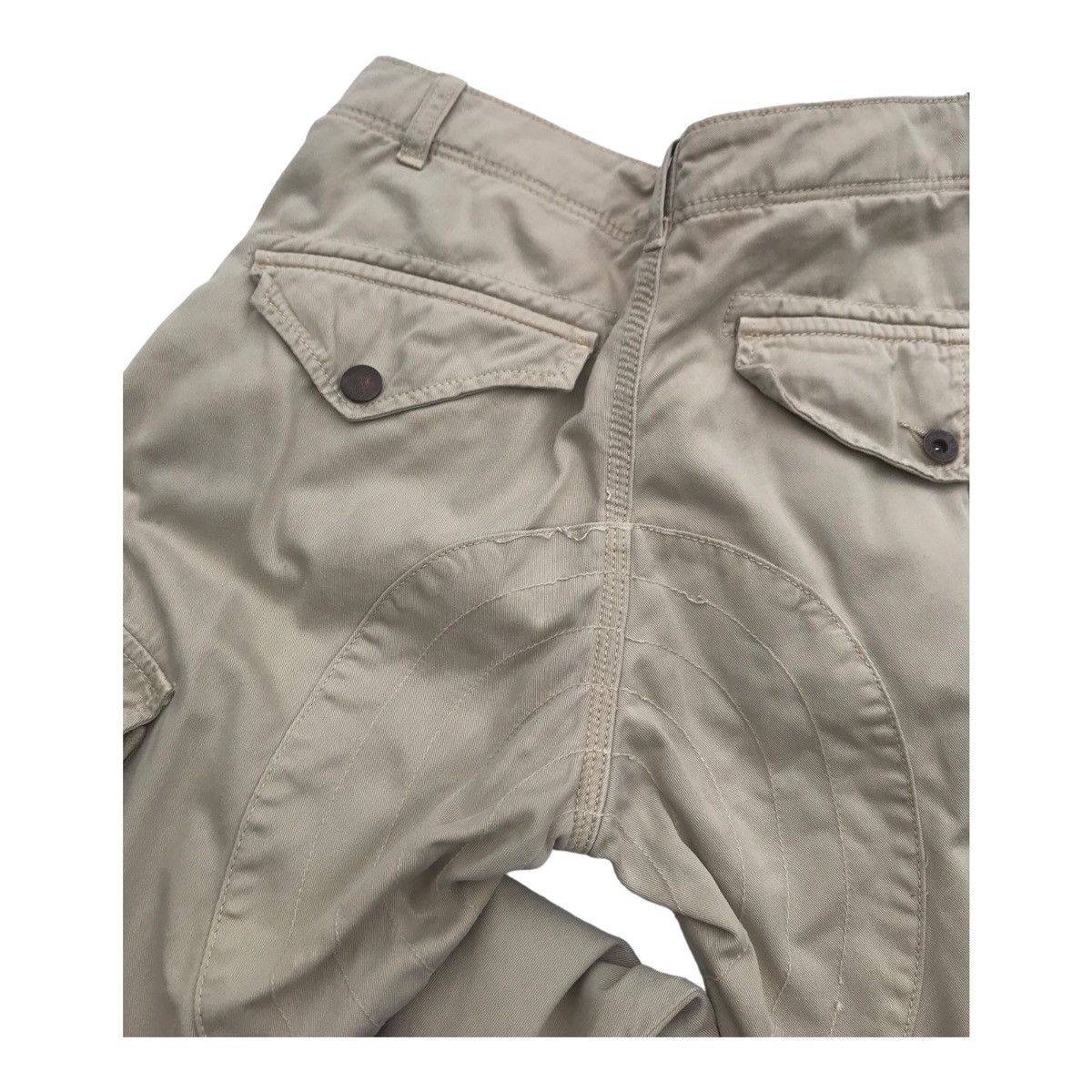 Diesel Diesel Women Tactical Multipocket Cargo Streetwear Pants Size 28" / US 6 / IT 42 - 12 Thumbnail