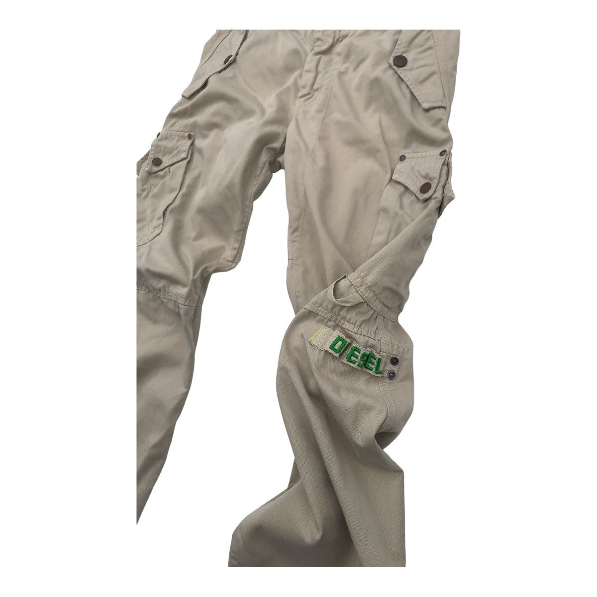 Diesel Diesel Women Tactical Multipocket Cargo Streetwear Pants Size 28" / US 6 / IT 42 - 3 Thumbnail