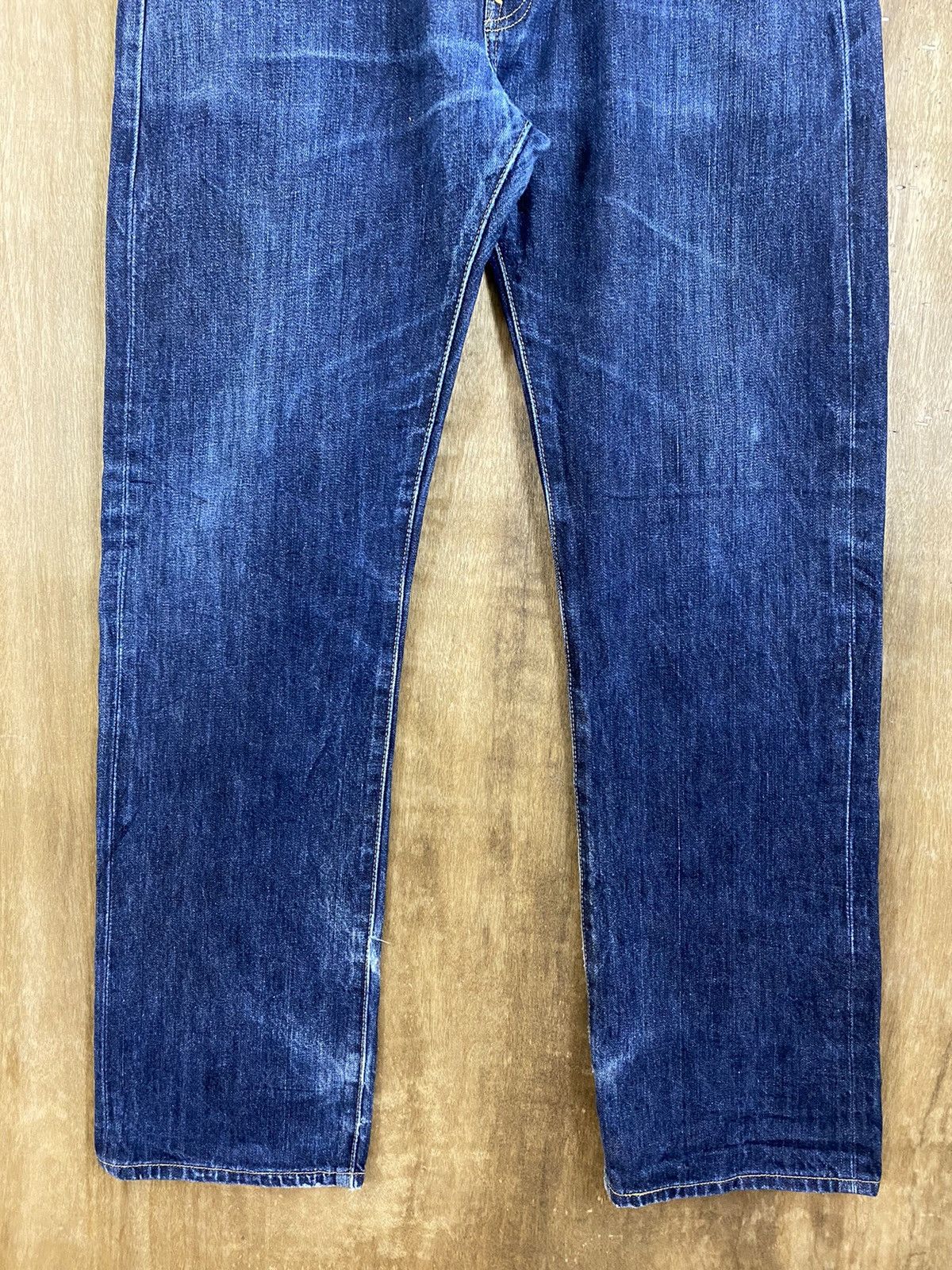 Levi's 501 Levi’s Blue distressed Denim Pants #B541 Size US 36 / EU 52 - 3 Thumbnail