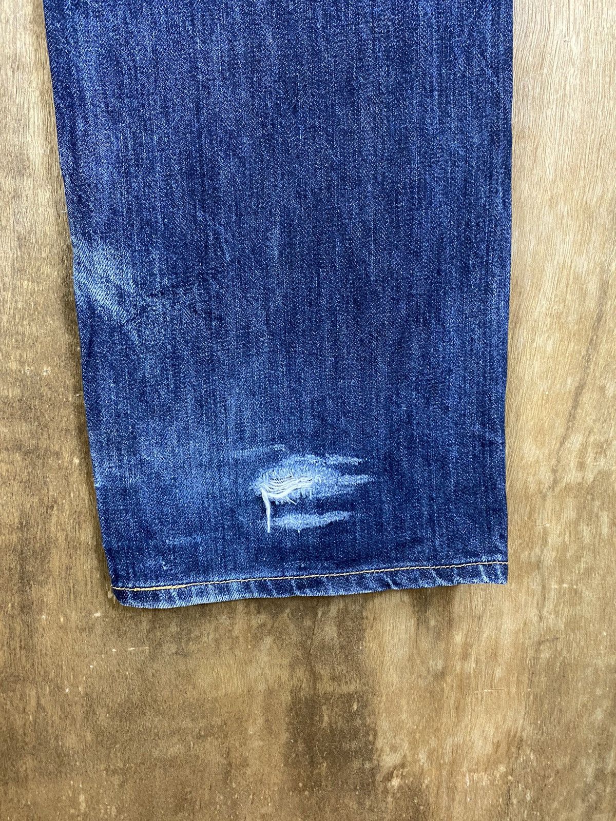 Levi's 501 Levi’s Blue distressed Denim Pants #B541 Size US 36 / EU 52 - 12 Thumbnail