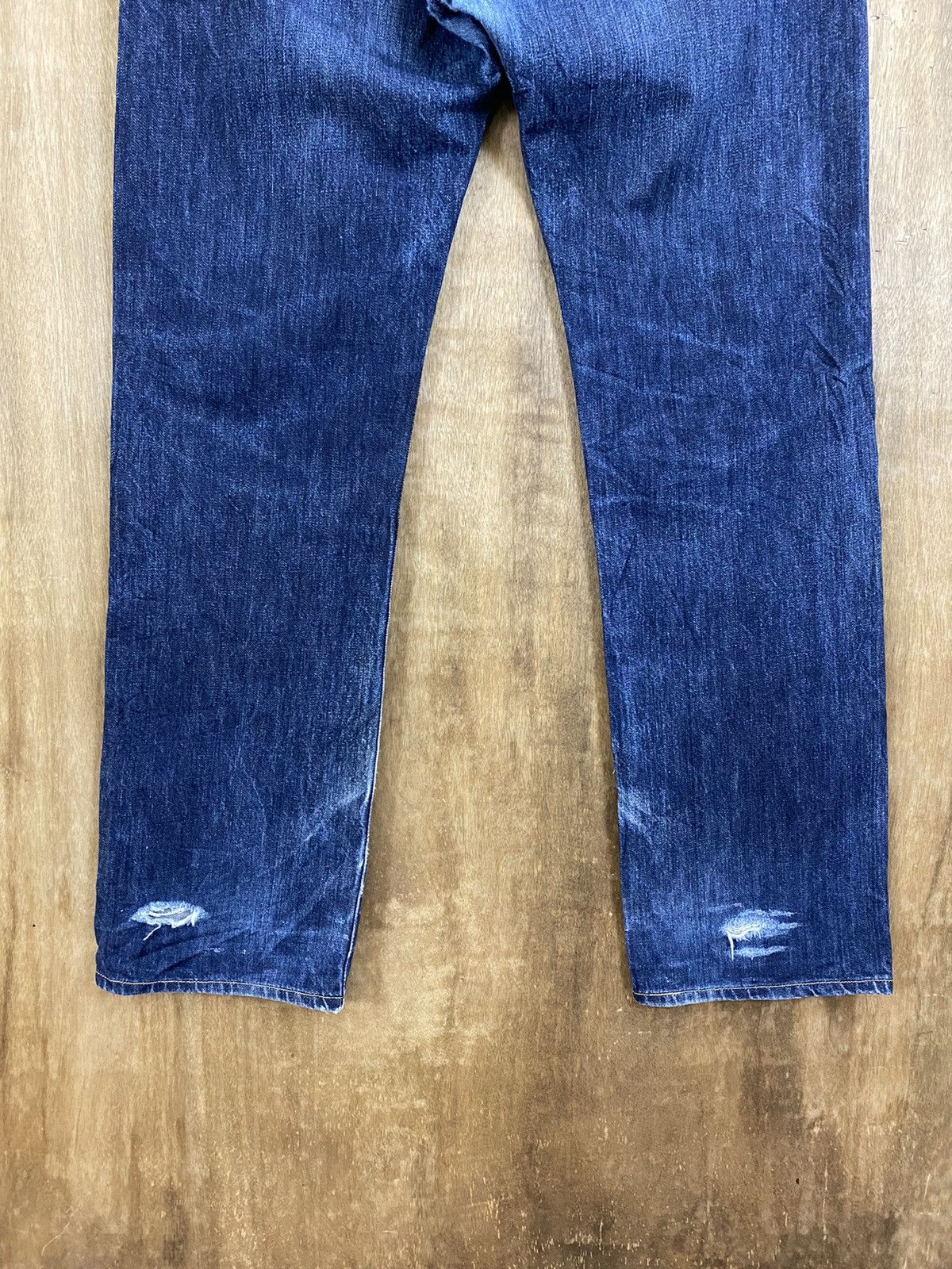 Levi's 501 Levi’s Blue distressed Denim Pants #B541 Size US 36 / EU 52 - 8 Thumbnail