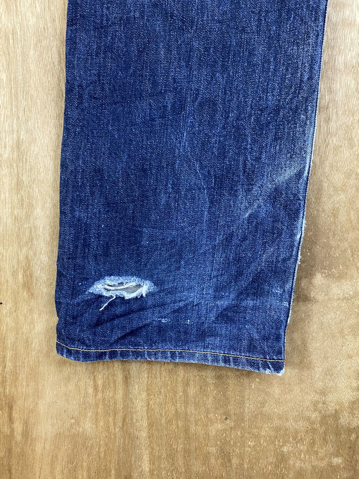 Levi's 501 Levi’s Blue distressed Denim Pants #B541 Size US 36 / EU 52 - 11 Thumbnail