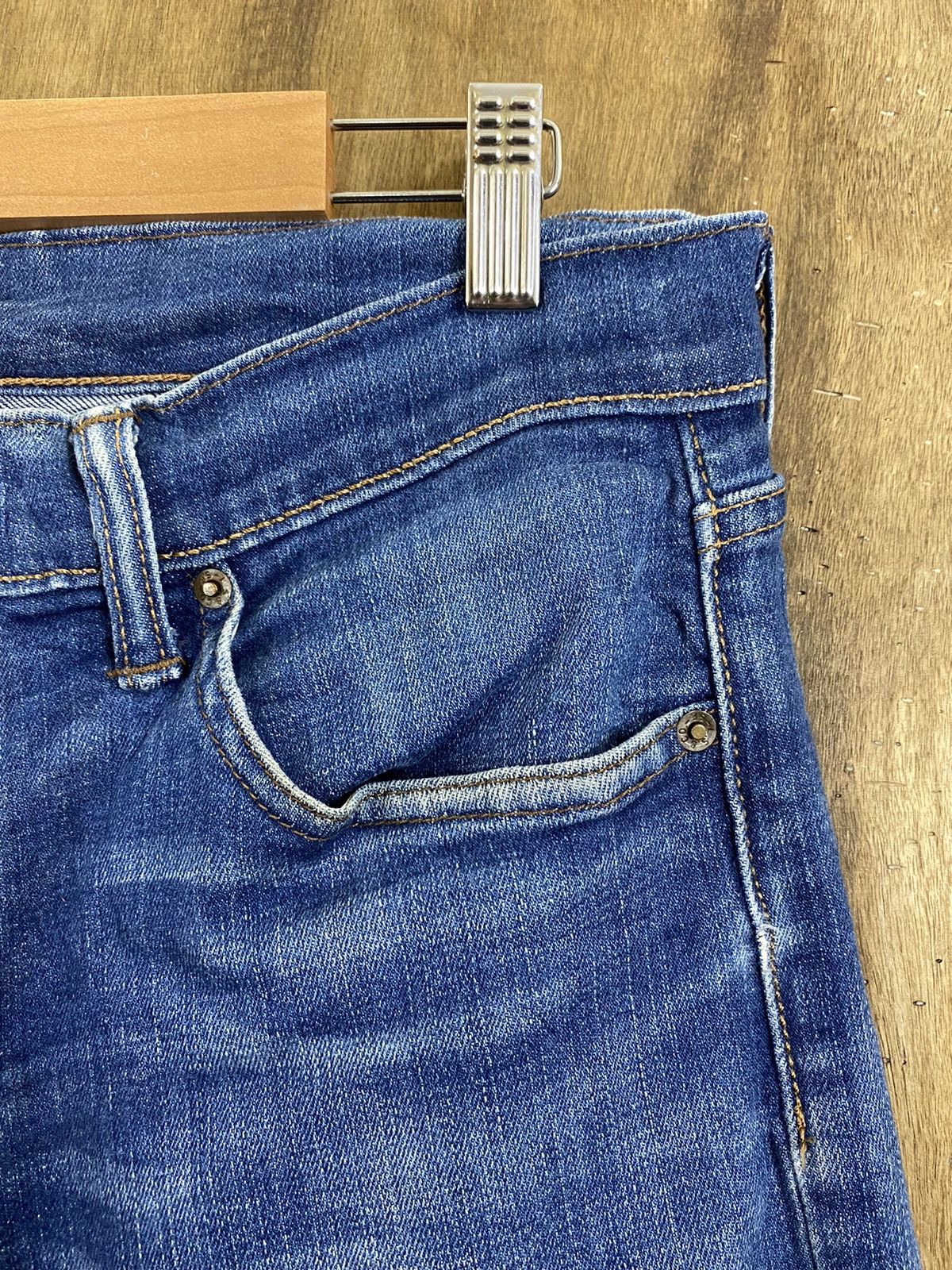 Levi's DLS 511 Levi’s Blue Distressed Denim vintage #BB537 Size US 32 / EU 48 - 5 Thumbnail