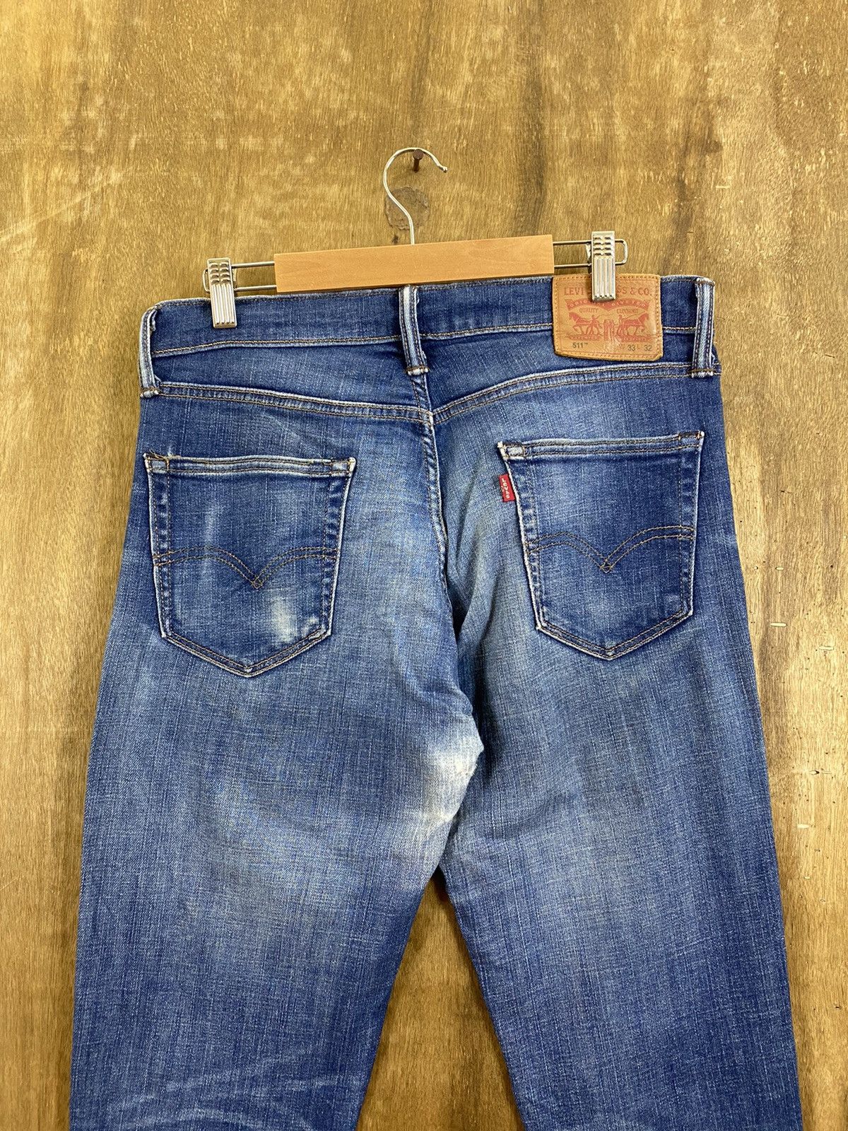Levi's DLS 511 Levi’s Blue Distressed Denim vintage #BB537 Size US 32 / EU 48 - 7 Thumbnail