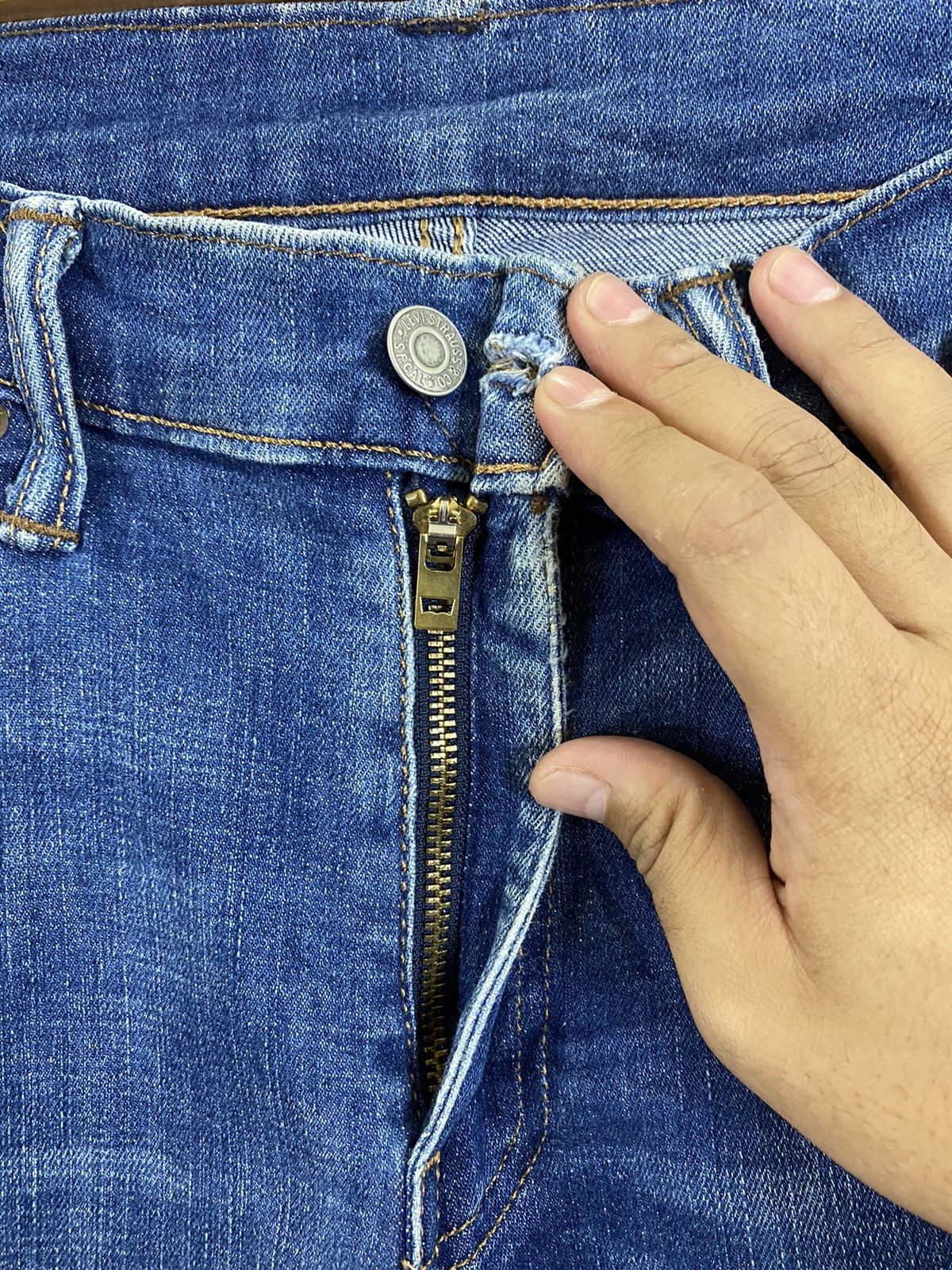Levi's DLS 511 Levi’s Blue Distressed Denim vintage #BB537 Size US 32 / EU 48 - 17 Thumbnail