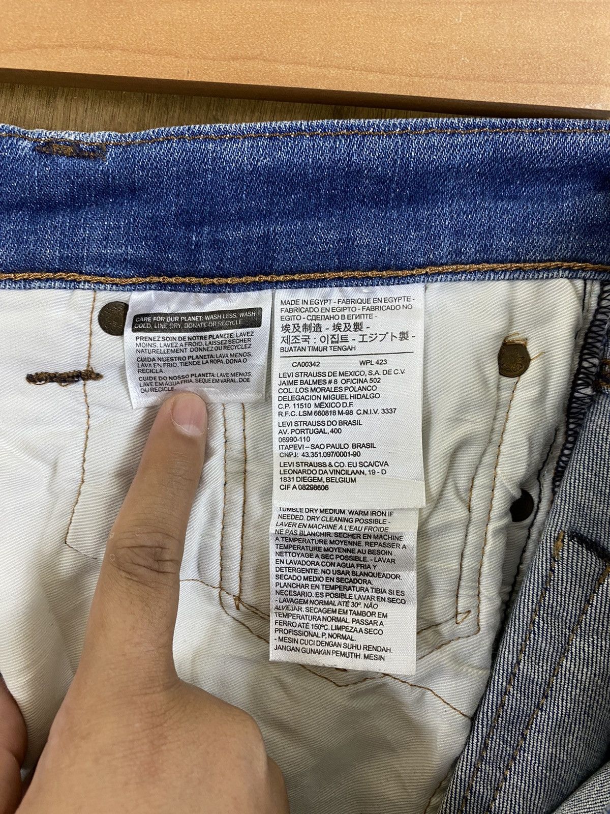 Levi's DLS 511 Levi’s Blue Distressed Denim vintage #BB537 Size US 32 / EU 48 - 13 Thumbnail