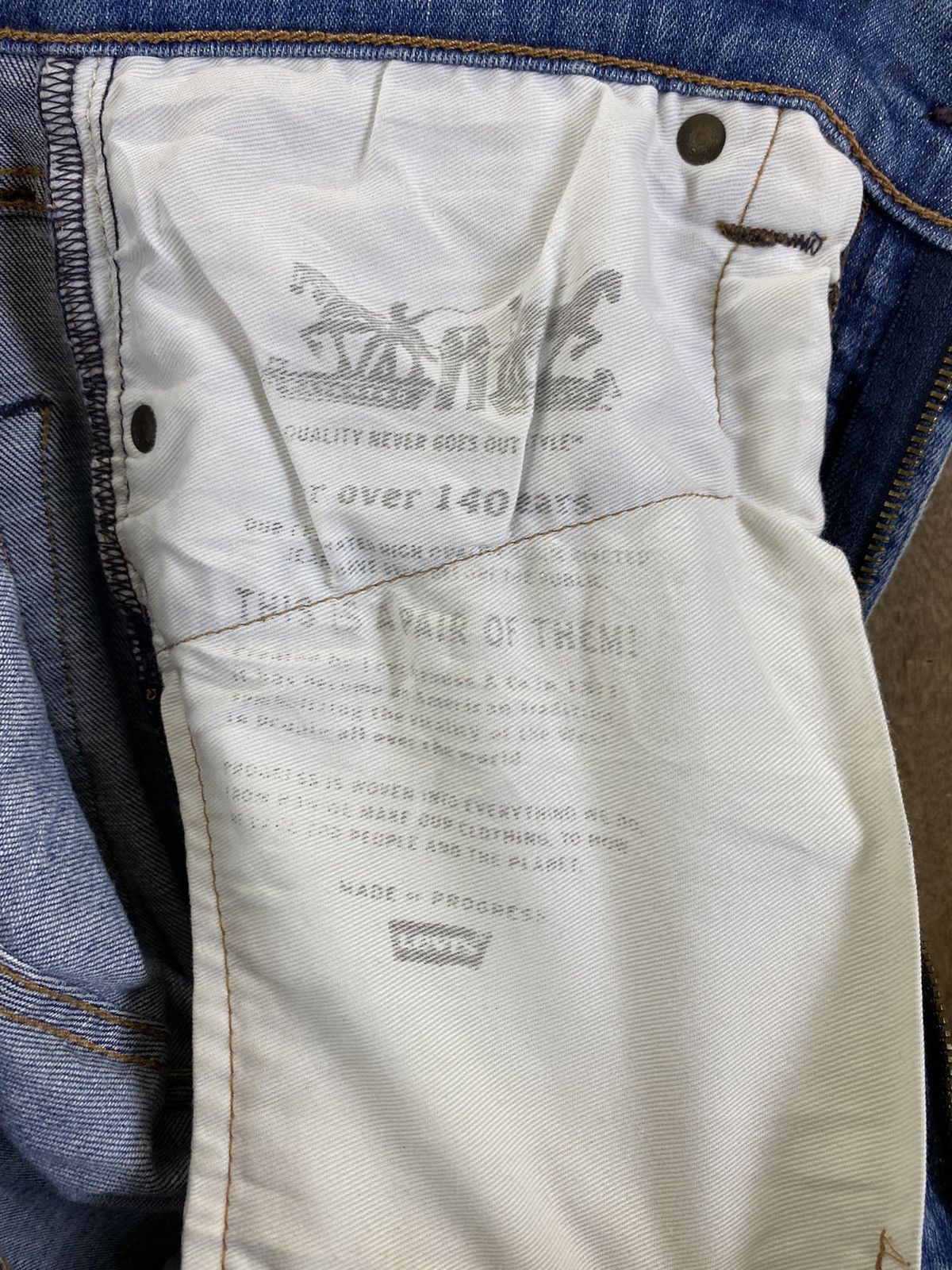 Levi's DLS 511 Levi’s Blue Distressed Denim vintage #BB537 Size US 32 / EU 48 - 15 Thumbnail