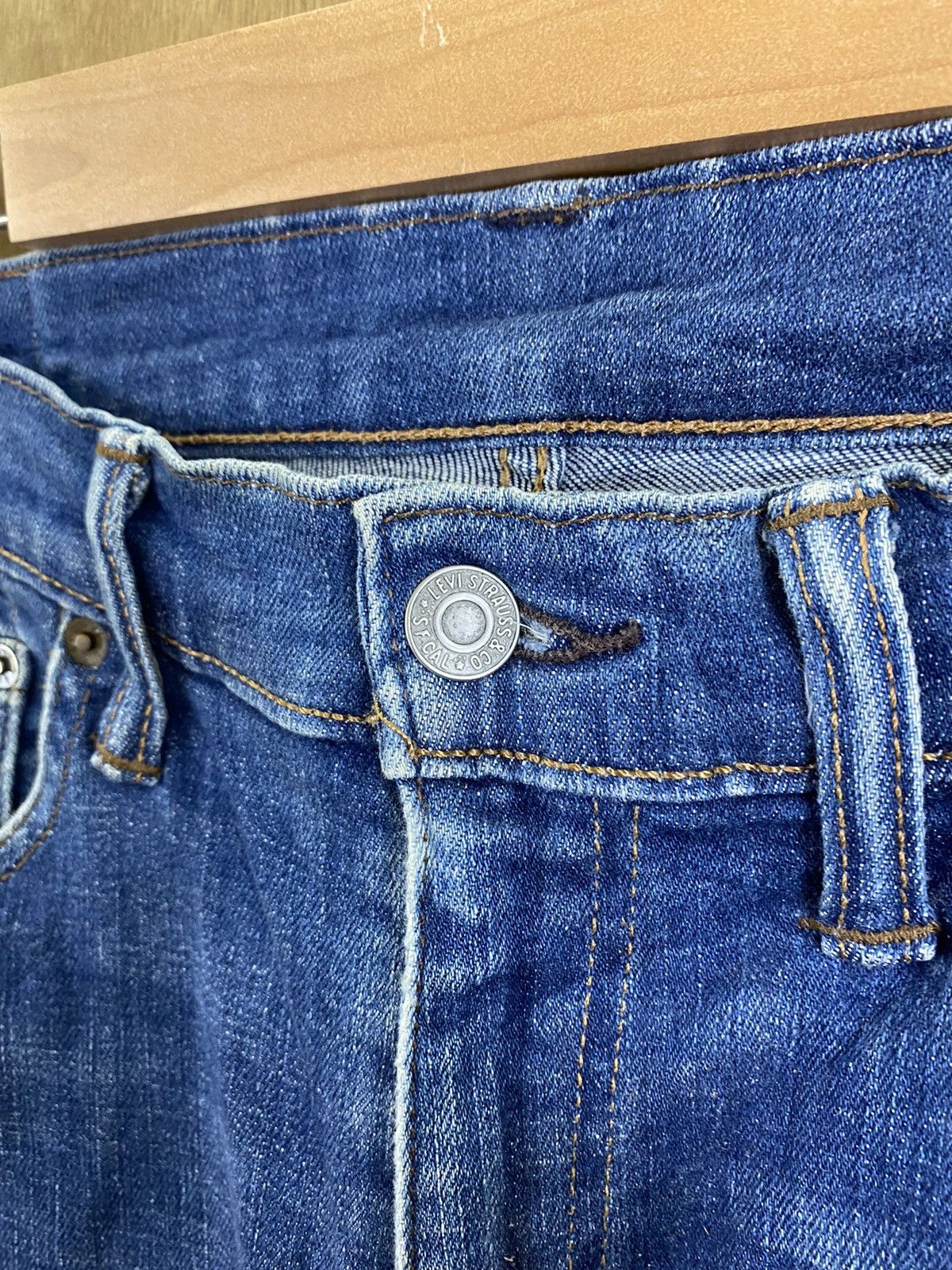 Levi's DLS 511 Levi’s Blue Distressed Denim vintage #BB537 Size US 32 / EU 48 - 16 Thumbnail