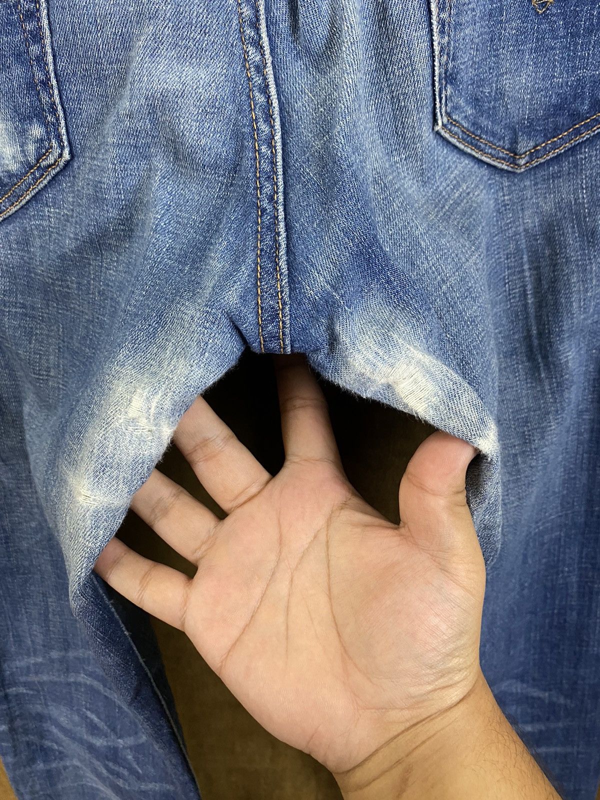 Levi's DLS 511 Levi’s Blue Distressed Denim vintage #BB537 Size US 32 / EU 48 - 12 Thumbnail
