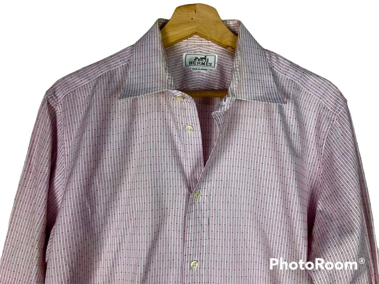 Hermes AUTHENTIC HERMES BUTTON UP SHIRT MADE IN FRANCE Size US L / EU 52-54 / 3 - 2 Thumbnail