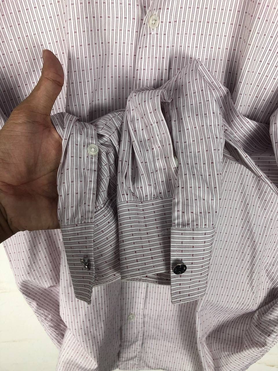 Hermes AUTHENTIC HERMES BUTTON UP SHIRT MADE IN FRANCE Size US L / EU 52-54 / 3 - 5 Thumbnail