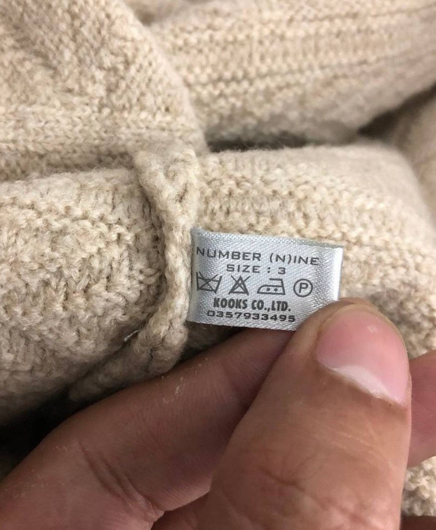 Number (N)ine × Takahiromiyashita The Soloist. 🇯🇵 Number (N)ine "Kurt Cobain" Grunge Trimmed Knit Sweater Size US S / EU 44-46 / 1 - 9 Thumbnail