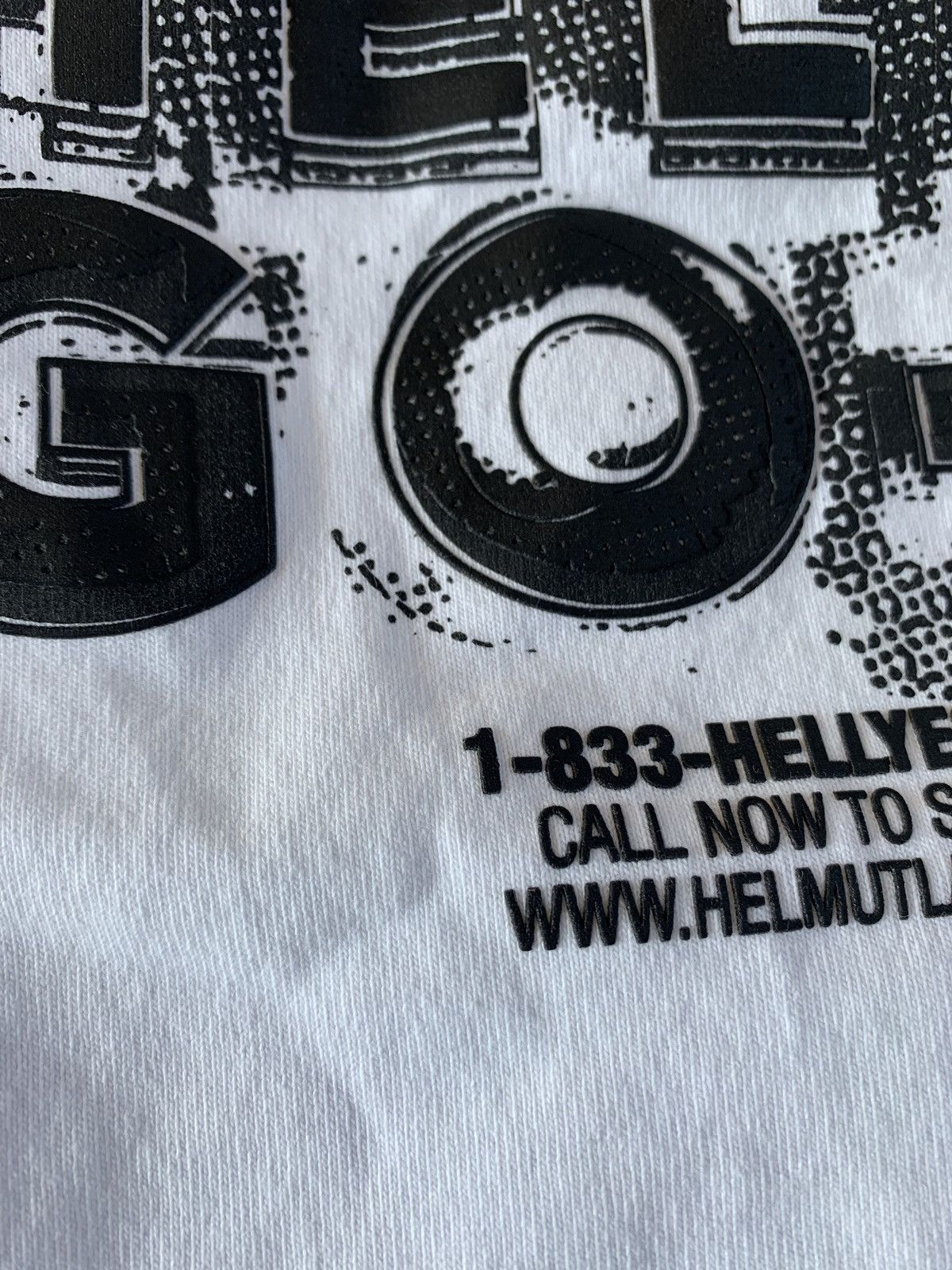 Helmut Lang XS (Fits like XXS) Go Go Tee in White Size US XXS / EU 40 - 17 Thumbnail