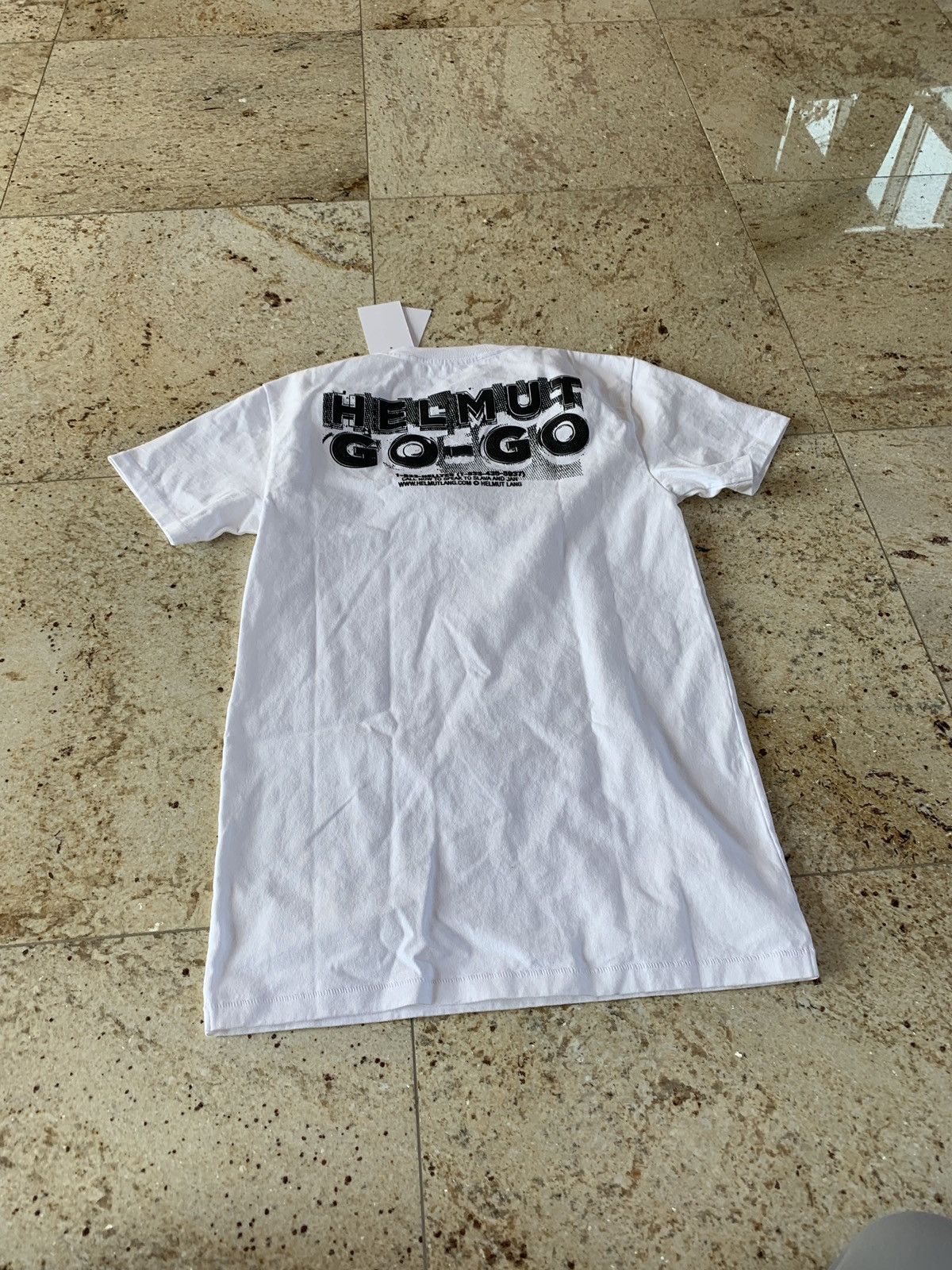 Helmut Lang XS (Fits like XXS) Go Go Tee in White Size US XXS / EU 40 - 14 Thumbnail