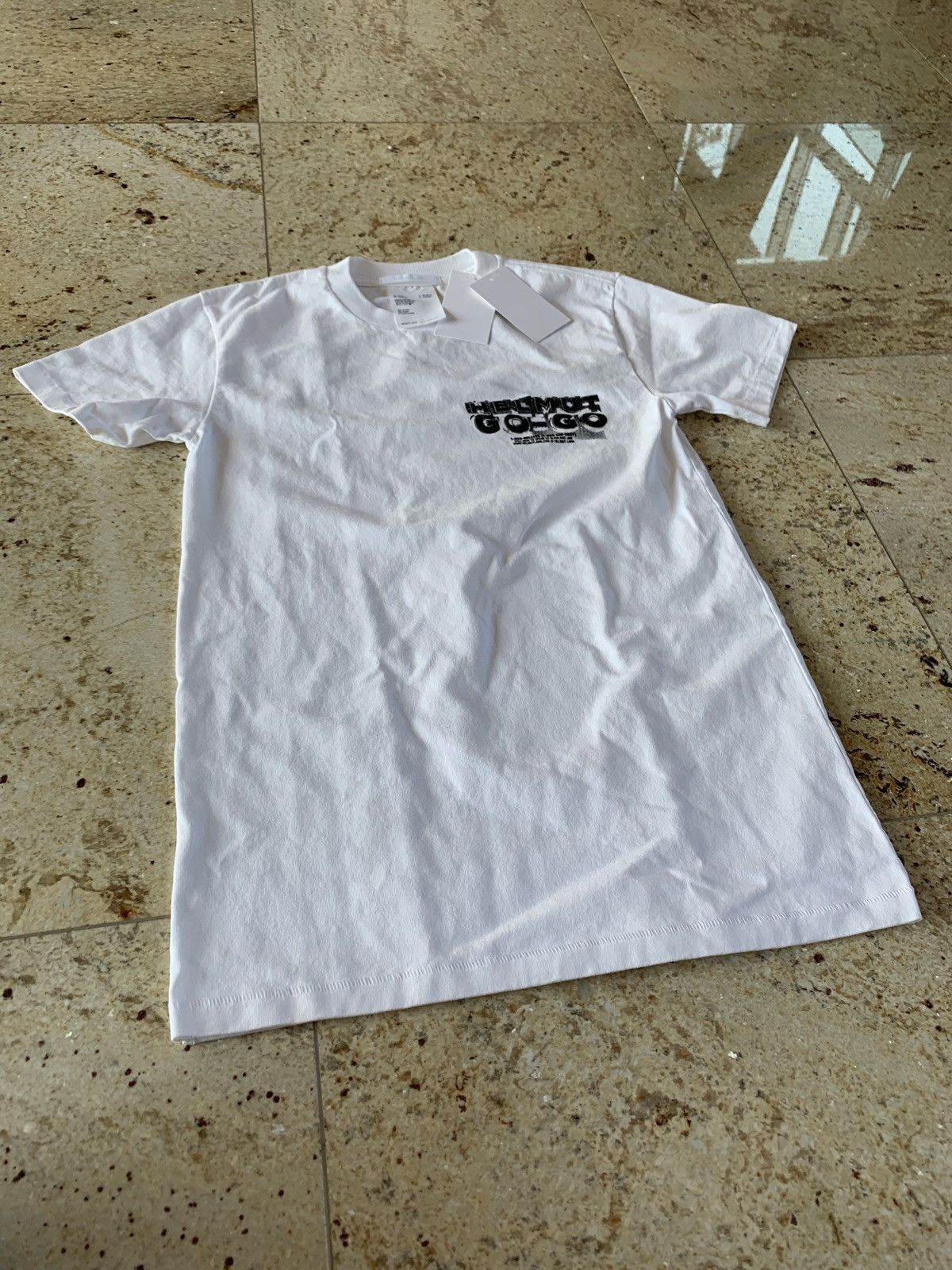 Helmut Lang XS (Fits like XXS) Go Go Tee in White Size US XXS / EU 40 - 16 Thumbnail