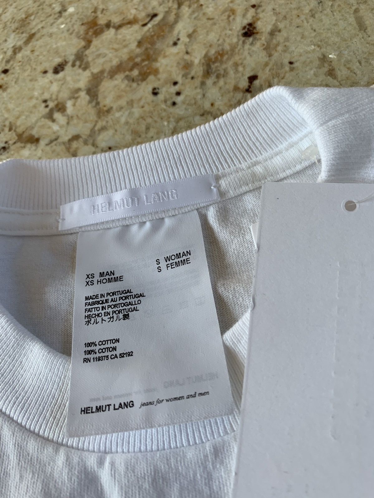 Helmut Lang XS (Fits like XXS) Go Go Tee in White Size US XXS / EU 40 - 11 Thumbnail