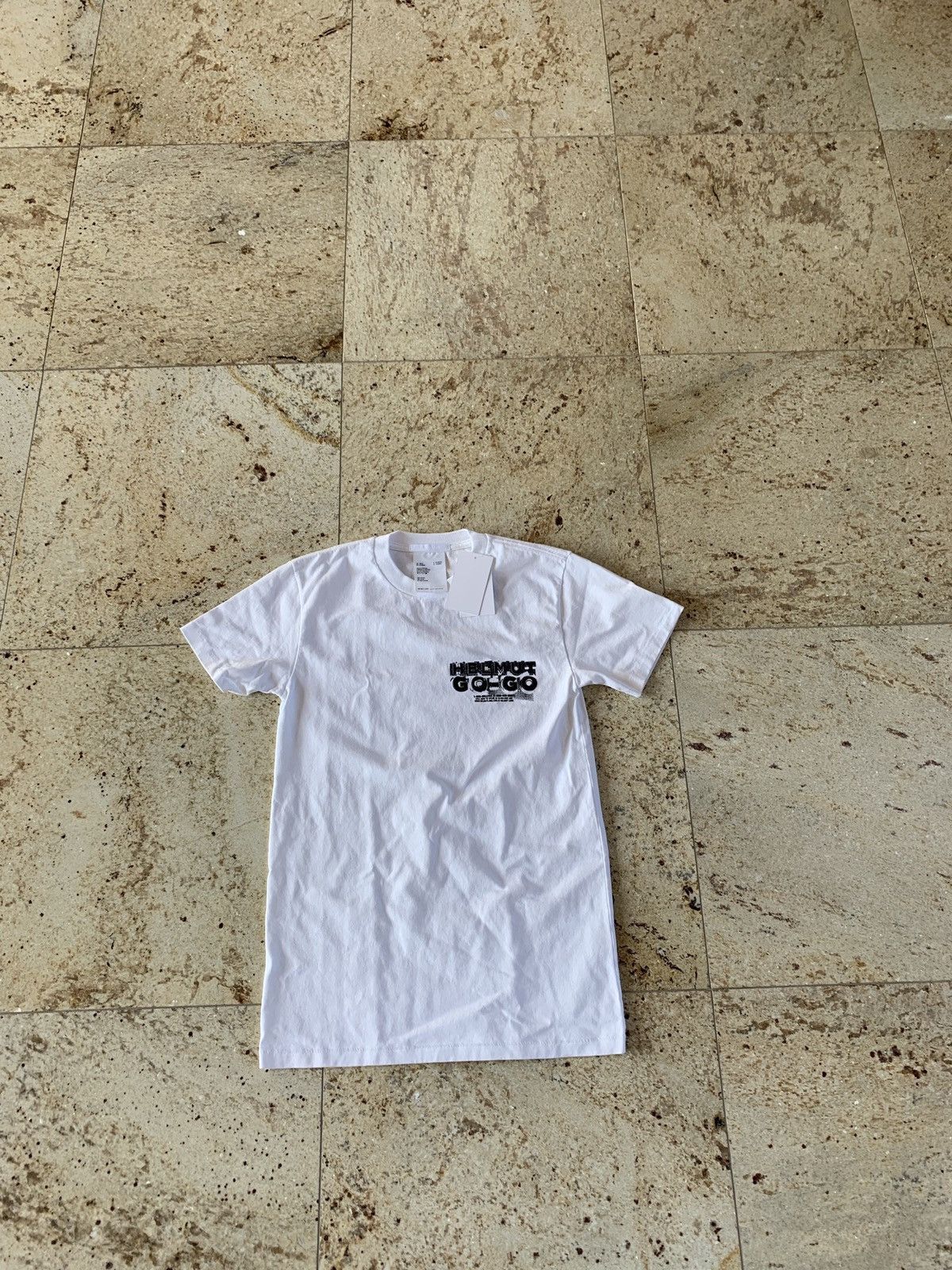 Helmut Lang XS (Fits like XXS) Go Go Tee in White Size US XXS / EU 40 - 1 Thumbnail