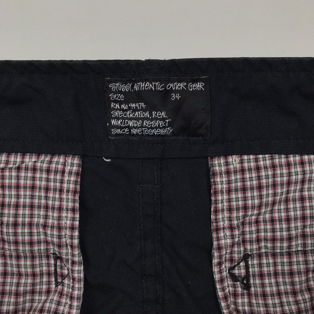 Stussy × Vintage Stussy Authentic Outer Gear Trousers Size US 34 / EU 50 - 8 Thumbnail