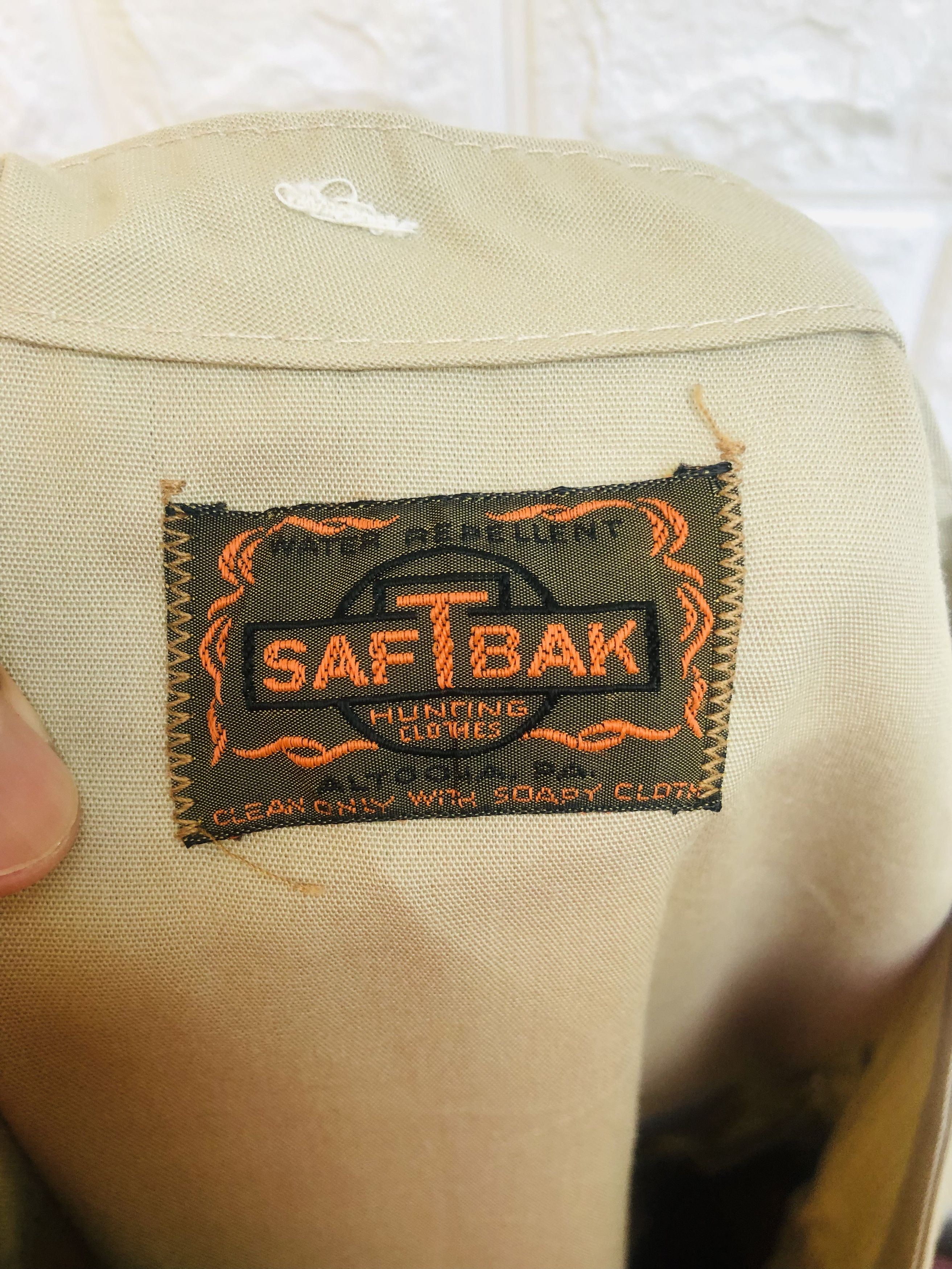 Japanese Brand Vintage Saftbak 60s 70s Japanese Designer Fashion Style Size US L / EU 52-54 / 3 - 8 Thumbnail
