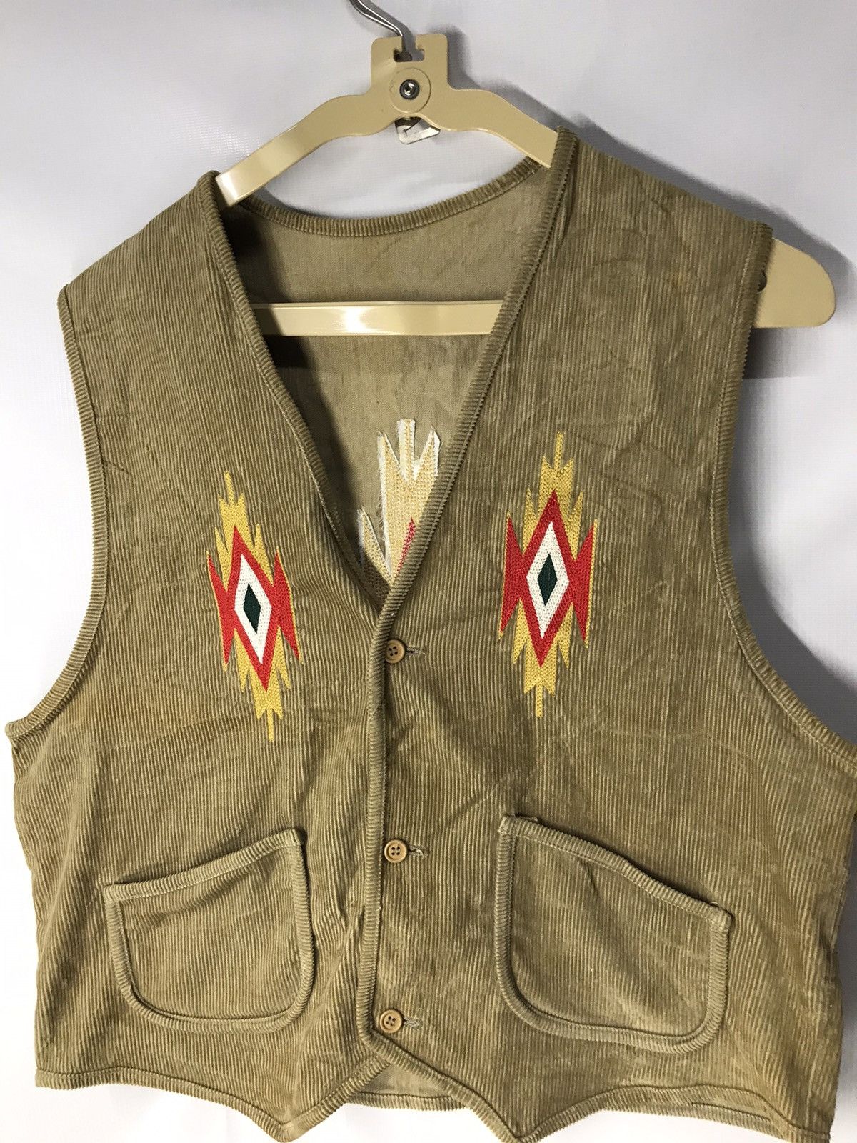 Japanese Brand × Vintage Navajo inspiration vest cudroy Size US M / EU 48-50 / 2 - 3 Thumbnail