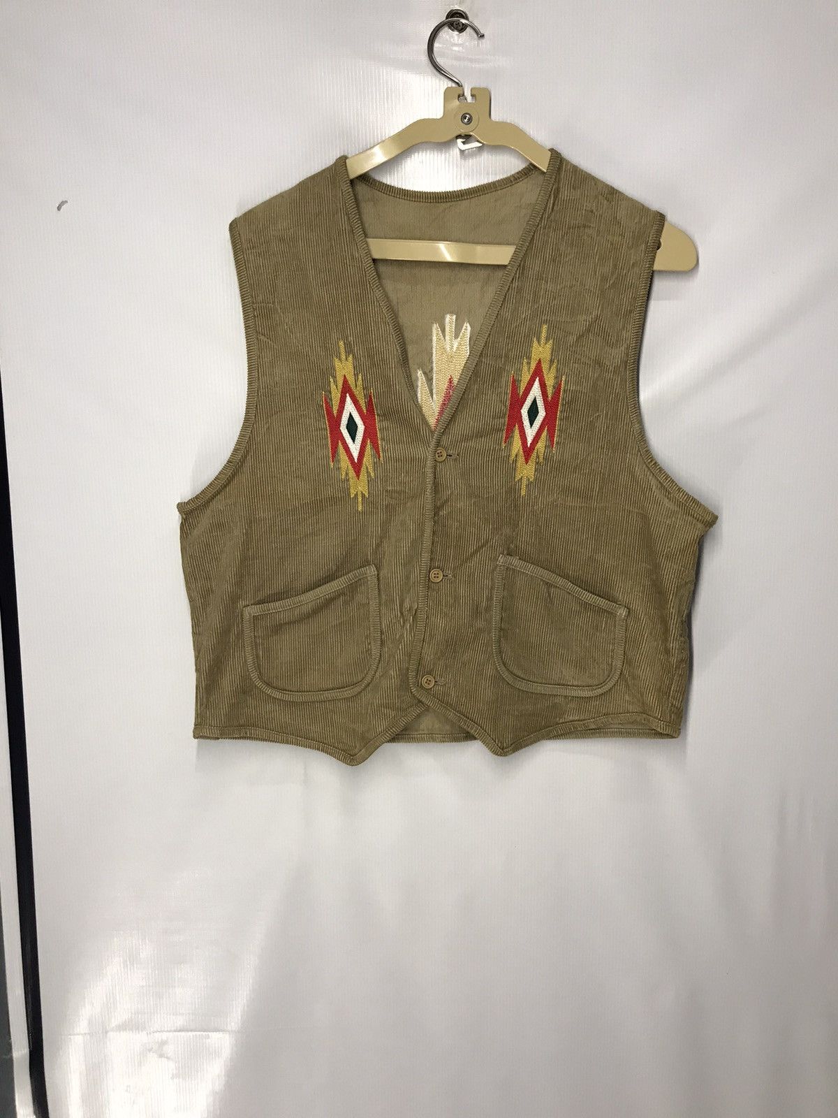 Japanese Brand × Vintage Navajo inspiration vest cudroy Size US M / EU 48-50 / 2 - 5 Thumbnail