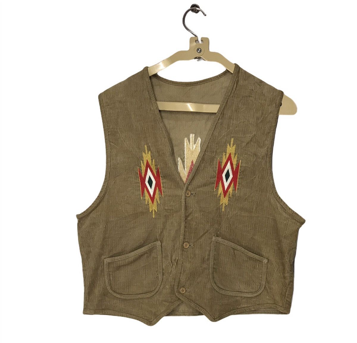Japanese Brand × Vintage Navajo inspiration vest cudroy Size US M / EU 48-50 / 2 - 1 Thumbnail