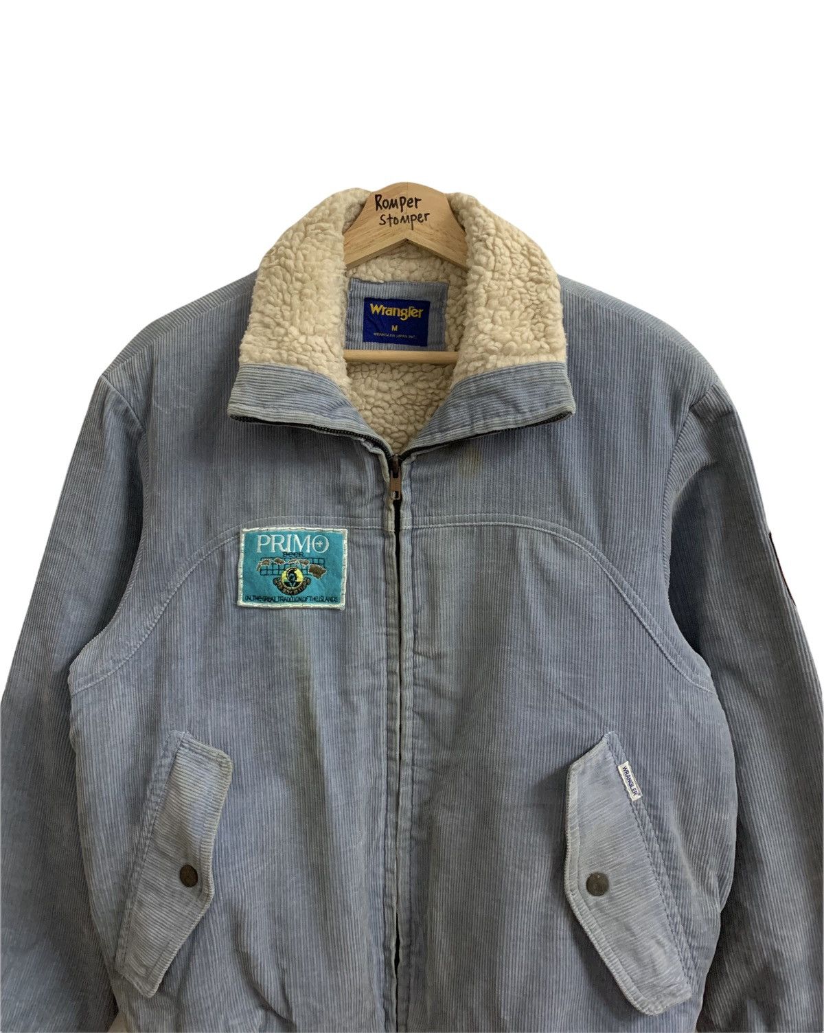 Wrangler Vintage Wrangler Shearling Corduroy Zipper Jacket Size US S / EU 44-46 / 1 - 2 Thumbnail
