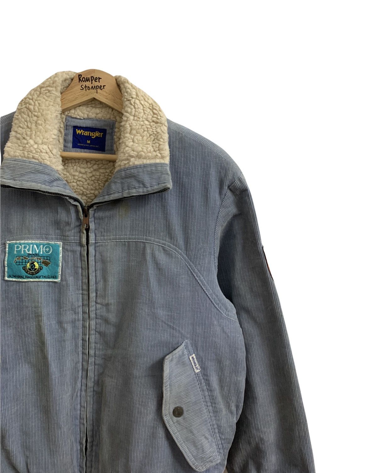 Wrangler Vintage Wrangler Shearling Corduroy Zipper Jacket Size US S / EU 44-46 / 1 - 4 Thumbnail