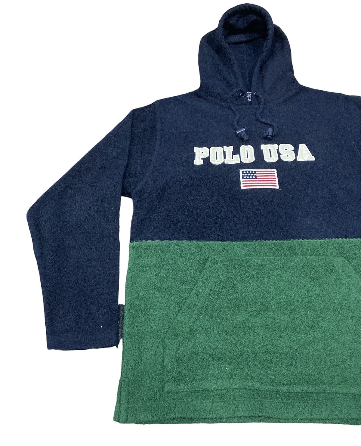 Polo Ralph Lauren Polo Sport Two Tone Fleece Sweater hooded Size US XL / EU 56 / 4 - 4 Thumbnail