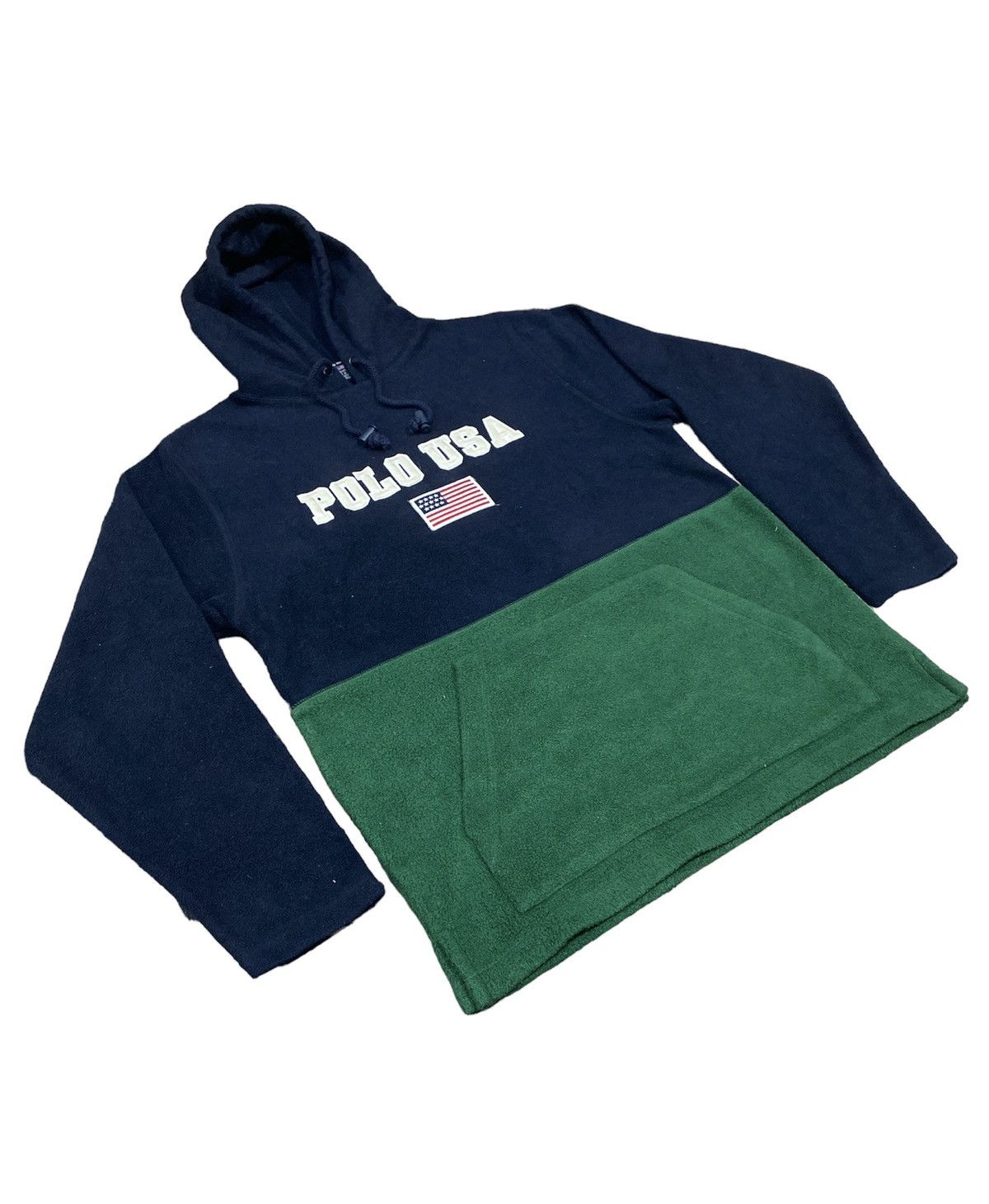【POLO RALPH LAUREN】 ★ Two-Tone Fleece Hoodie ★ Two-Tone Fleece Hoodie