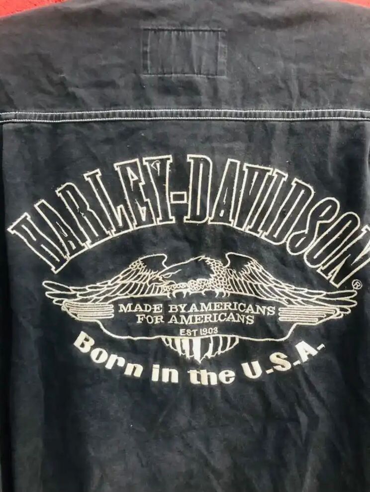 Harley Davidson Vintage Harley Davidson Motorcycle Fashion Style Jacket Size US M / EU 48-50 / 2 - 5 Thumbnail