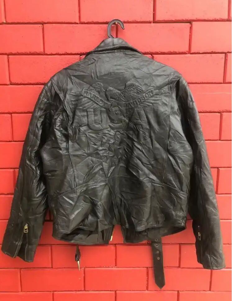 Harley Davidson Vintage Harley Davidson Leather Jacket Motorcycle Fashion Size US L / EU 52-54 / 3 - 16 Thumbnail