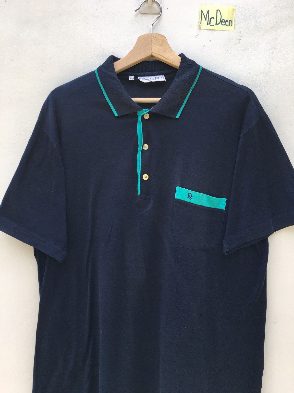 Christian Dior Monsieur Vintage 90s Christian Dior Polo Shirt Size US M / EU 48-50 / 2 - 1 Thumbnail