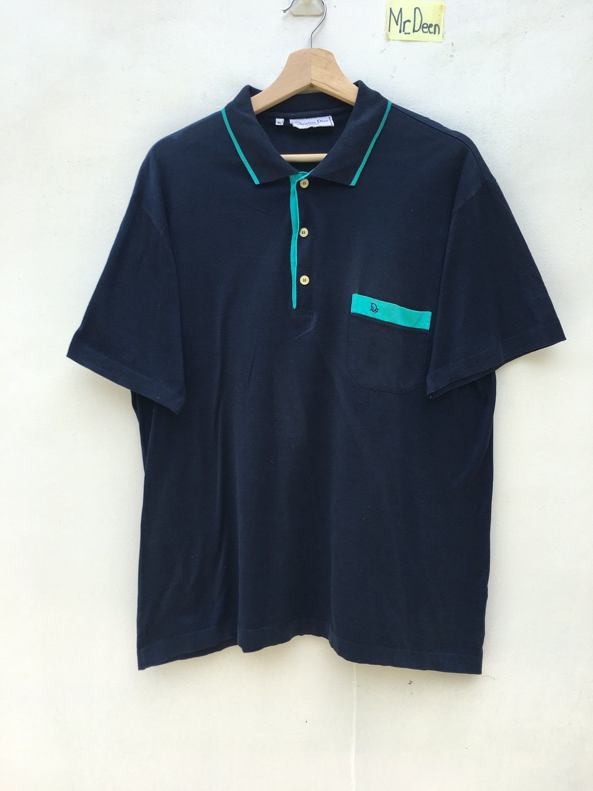 Christian Dior Monsieur Vintage 90s Christian Dior Polo Shirt Size US M / EU 48-50 / 2 - 2 Thumbnail